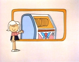 Screenshots from the 1973 Focus Design, Inc. cartoon A Noun Is A Person, Place Or Thing