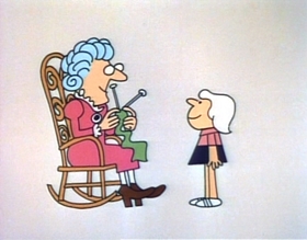 Screenshots from the 1973 Focus Design, Inc. cartoon A Noun Is A Person, Place Or Thing
