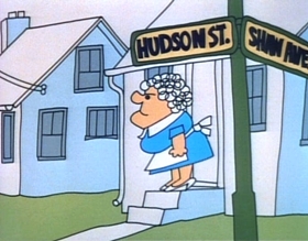 Screenshots from the 1973 Focus Design, Inc. cartoon A Noun Is A Person, Place Or Thing