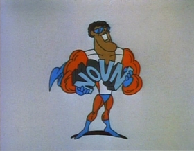 Screenshots from the 1974 Focus Design, Inc. cartoon Verb: That