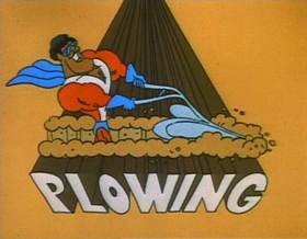 Screenshots from the 1974 Focus Design, Inc. cartoon Verb: That