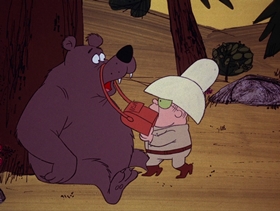 Screenshots from the 1974 DePatie Freleng cartoon Phony Express