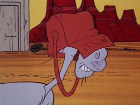 Screenshots from the 1974 DePatie Freleng cartoon Phony Express
