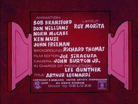 Screenshots from the 1974 DePatie Freleng cartoon Gold Struck