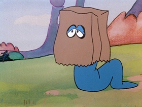 Screenshots from the 1974 DePatie Freleng cartoon Little Boa Peep