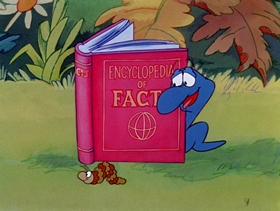 Screenshots from the 1974 DePatie Freleng cartoon Little Boa Peep