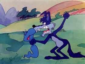 Screenshots from the 1974 DePatie Freleng cartoon Little Boa Peep