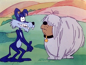 Screenshots from the 1974 DePatie Freleng cartoon Little Boa Peep