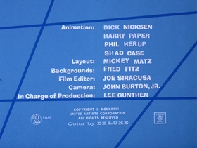 Screenshots from the 1974 DePatie Freleng cartoon Little Boa Peep