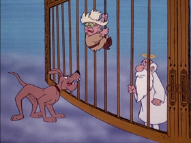 Screenshots from the 1974 DePatie Freleng cartoon As the Tumbleweed Turns