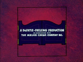 Screenshots from the 1974 DePatie Freleng cartoon The Badge and the Beautiful