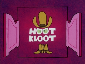 Screenshots from the 1974 DePatie Freleng cartoon By Hoot or By Crook