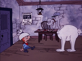 Screenshots from the 1974 DePatie Freleng cartoon Strange on the Range