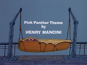Screenshots from the 1974 DePatie Freleng cartoon Pink Aye