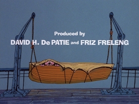 Screenshots from the 1974 DePatie Freleng cartoon Pink Aye