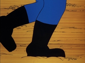 Screenshots from the 1974 DePatie Freleng cartoon Mesa Trouble