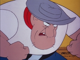 Screenshots from the 1974 DePatie Freleng cartoon Mesa Trouble