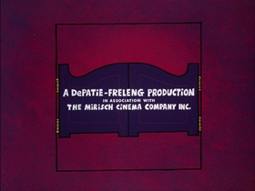Screenshots from the 1974 DePatie Freleng cartoon Mesa Trouble