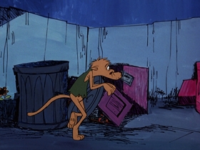 Screenshots from the 1974 DePatie Freleng cartoon The Dogfather