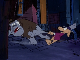 Screenshots from the 1974 DePatie Freleng cartoon The Dogfather