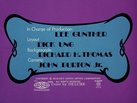 Screenshots from the 1974 DePatie Freleng cartoon The Dogfather