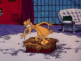 Screenshots from the 1974 DePatie Freleng cartoon The Goose That Laid a Golden Egg
