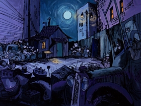 Screenshots from the 1974 DePatie Freleng cartoon Heist and Seek