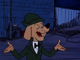 Screenshots from the 1974 DePatie Freleng cartoon Heist and Seek