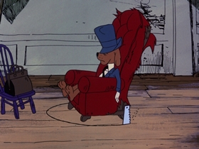 Screenshots from the 1974 DePatie Freleng cartoon Heist and Seek
