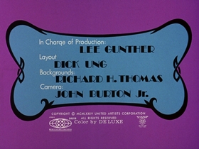 Screenshots from the 1974 DePatie Freleng cartoon Heist and Seek