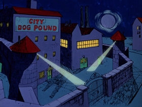 Screenshots from the 1974 DePatie Freleng cartoon The Big House Ain