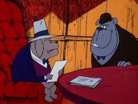 Screenshots from the 1974 DePatie Freleng cartoon The Big House Ain