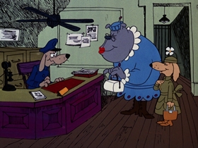 Screenshots from the 1974 DePatie Freleng cartoon The Big House Ain