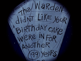 Screenshots from the 1974 DePatie Freleng cartoon The Big House Ain