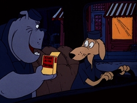 Screenshots from the 1974 DePatie Freleng cartoon The Big House Ain