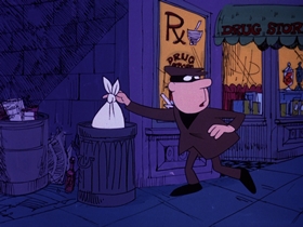 Screenshots from the 1974 DePatie Freleng cartoon Mother Dogfather