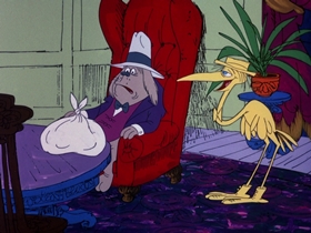 Screenshots from the 1974 DePatie Freleng cartoon Mother Dogfather