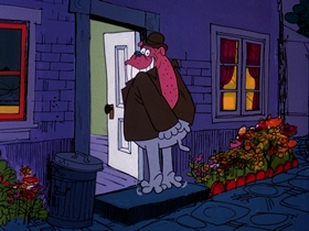 Screenshots from the 1974 DePatie Freleng cartoon Mother Dogfather