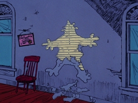 Screenshots from the 1974 DePatie Freleng cartoon Bows and Errors