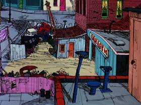 Screenshots from the 1974 DePatie Freleng cartoon Deviled Yeggs