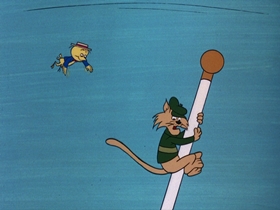 Screenshots from the 1974 DePatie Freleng cartoon Deviled Yeggs