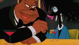 Screenshots from the 1975 Bakshi Animation cartoon Coonskin