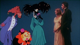 Screenshots from the 1975 Bakshi Animation cartoon Coonskin