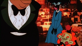 Screenshots from the 1975 Bakshi Animation cartoon Coonskin
