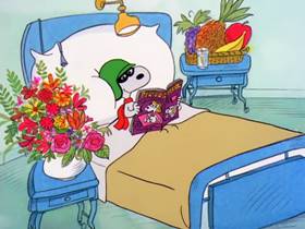 Screenshots from the 1975 Bill Melendez Productions cartoon You