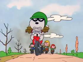 Screenshots from the 1975 Bill Melendez Productions cartoon You