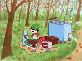 Screenshots from the 1975 Bill Melendez Productions cartoon You