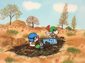 Screenshots from the 1975 Bill Melendez Productions cartoon You