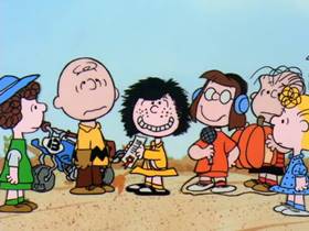 Screenshots from the 1975 Bill Melendez Productions cartoon You