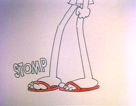 Screenshots from the 1975 Focus Design, Inc. cartoon Unpack Your Adjectives